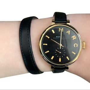 Never Worn Marc Jacobs watch with Double loop leather Band
